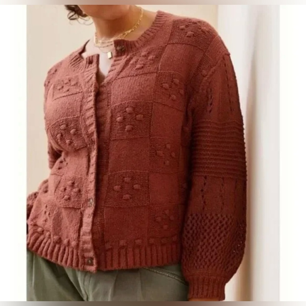 Anthropologie Pilcro Chocolate Cardigan - image 3